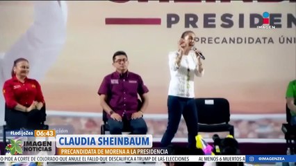 "Viene un momento histórico el próximo año": Claudia Sheinbaum
