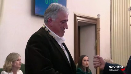 Joseba Asiron es proclamado nuevo alcalde de Pamplona