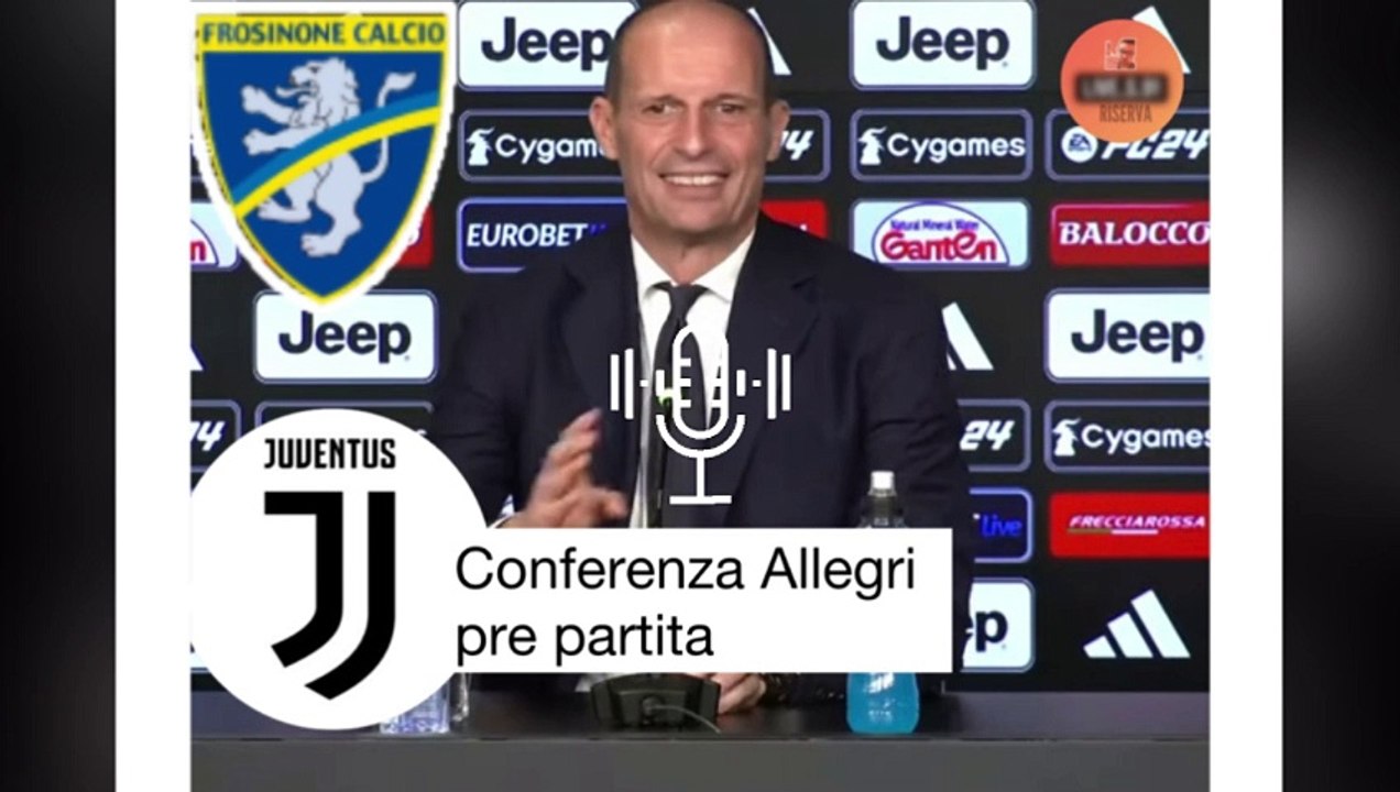 VIDEOCONFERENZA ALLEGRI PRE FROSINONE JUVENTUS 23/12/23