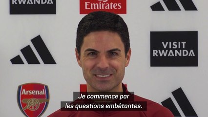 Arteta : "Nous continuerons à jouer la Ligue des champions"