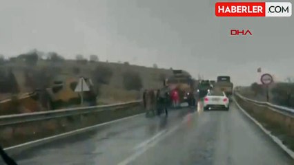 Mardin'de zırhlı araç şarampole devrildi: 2 asker yaralandı