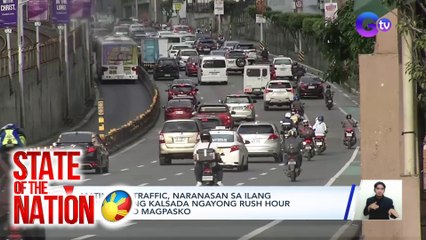 Matinding traffic, naranasan sa ilang pangunahing kalsada ngayong rush hour Friday bago magpasko | SONA