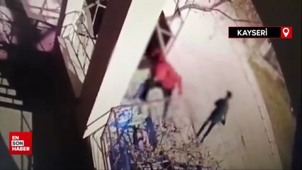 Kayseri'de 2 metrelik demir profili arabaya sığdırarak çaldı