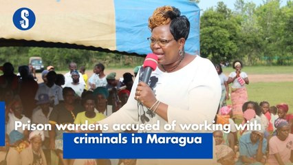 Prison wardens accused of working with criminals in Maragua