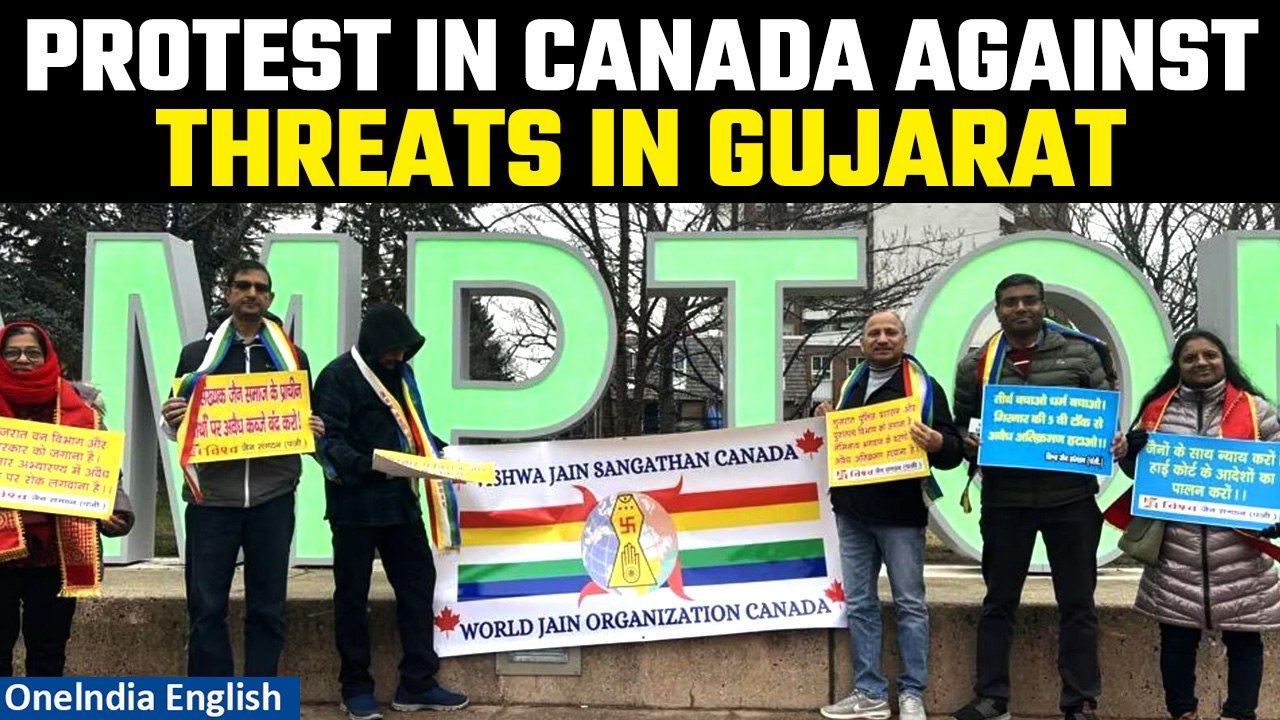 Protesters Take Stand in Canada over Threats at Sacred Pilgrimage Site in Gujarat | Oneindia News