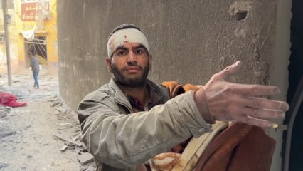 العربية ترصد مشاهد للاستهداف المتواصل لمنطقة حي الجرن في جباليا