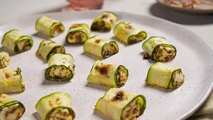 How to Make 5-Ingredient Zucchini-Feta Roll-Ups