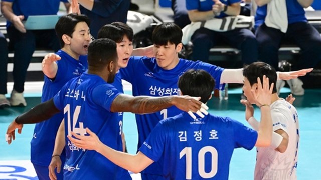'요스바니 41득점' 삼성화재, 대한항공 꺾고 2위 수성 / YTN
