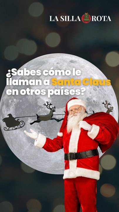 ¿Sabes cómo le llaman a Santa Claus en otros países?