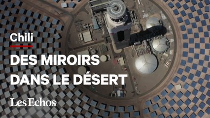 L’impressionnante centrale solaire thermique dans le désert d’Atacama
