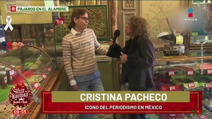 Vida y obra de Cristina Pacheco, entrevistadora y periodista de "Aquí nos tocó vivir"