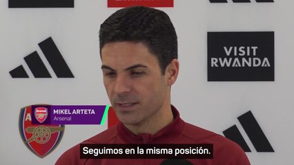 Arteta: "Nosotros seguiremos jugando la Champions"
