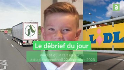 Le débrief du 22 décembre 2023
