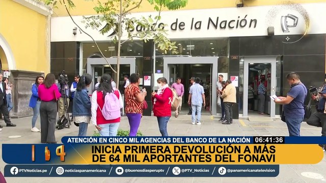 Primer día de reembolso: 64 mil fonavistas empezaron a cobrar sus aportes en el Banco de la Nación