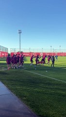 Entrenamiento del Sevilla FC
