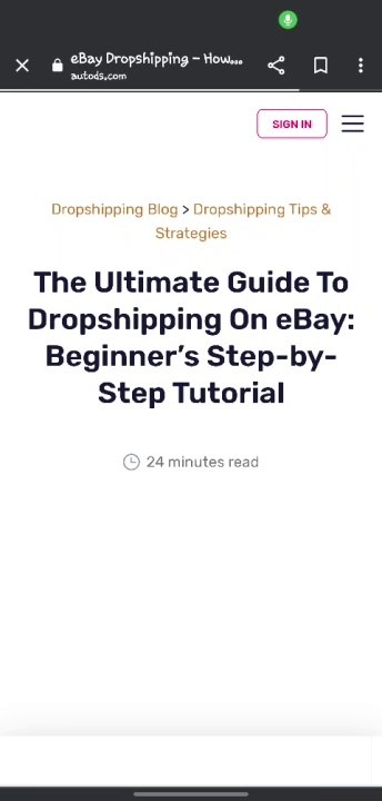 Amazon and ebay dropshipping