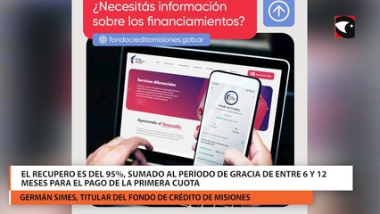 El recupero es del 95%, sumado al período de gracia de entre 6 y 12 meses para el pago de la primera cuota