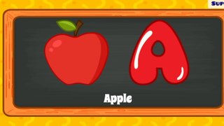 A for apple  b for