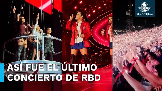 RBD cierra su tour con el Estadio Azteca repleto