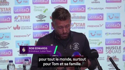 18e j. - L'entraîneur de Luton évoque "une semaine difficile" après le malaise de Tom Lockyer