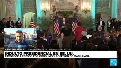 Informe desde Washington: Biden indultó a miles de condenados por posesión y consumo de marihuana