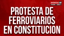 Protesta ferroviarios