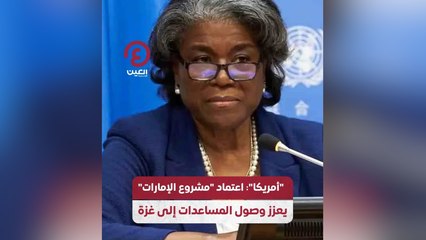 "أمريكا": اعتماد "مشروع الإمارات" يعزز وصول المساعدات إلى غزة