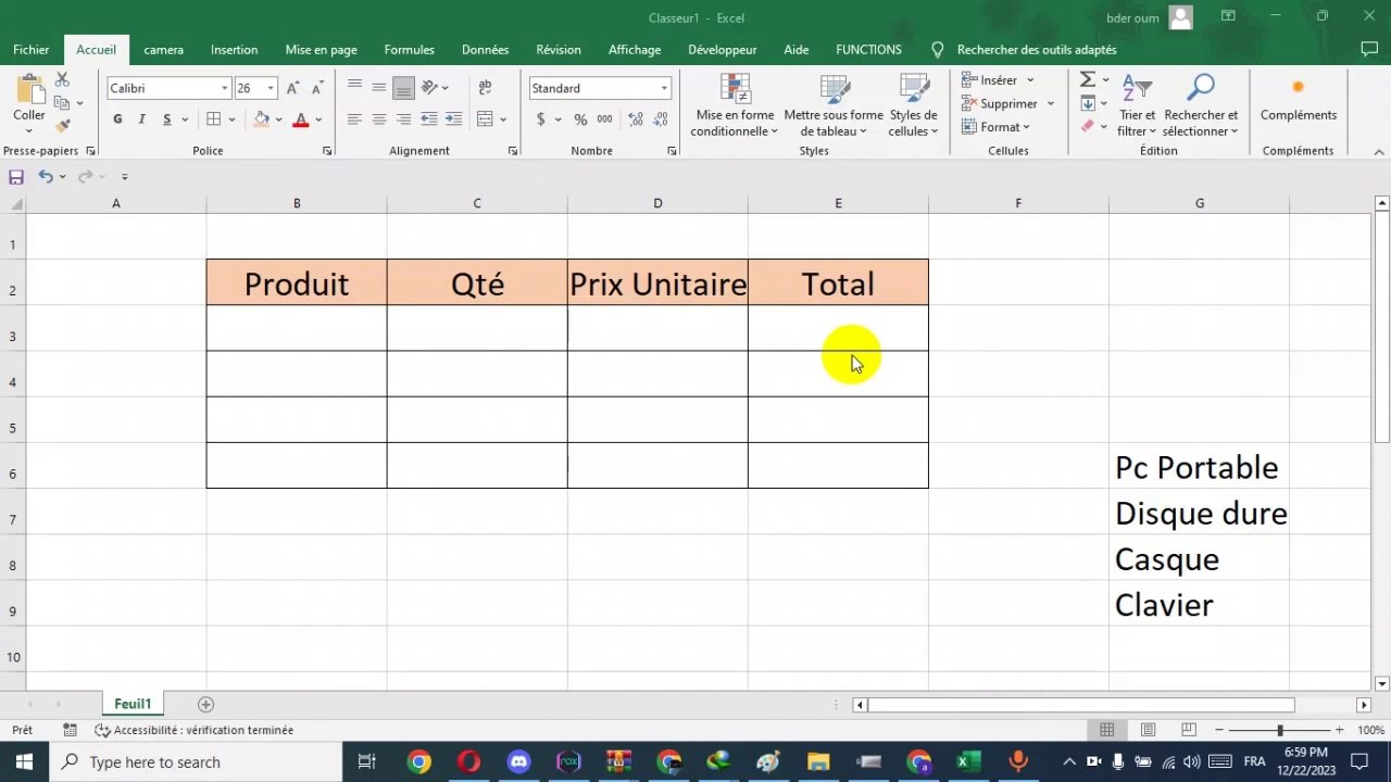 comment créer une liste déroulante dans excel