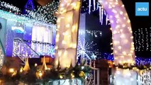 Noël au Mans : des maisons et péniches illuminées