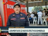 Autoridades del Cuerpo Bomberil de Mérida juramentaron a 22 nuevos efectivos egresados de la UNES