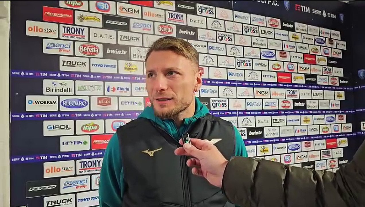 Empoli-Lazio 0-2 | Il commento di Ciro Immobile in mixed zone