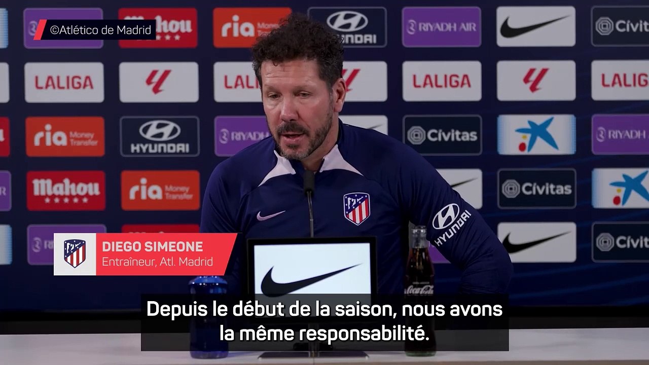 Simeone : “Faire mal là où nous pensons pouvoir leur faire du mal”