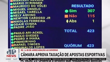Câmara aprova taxação de apostas esportivas | LINHA DE FRENTE