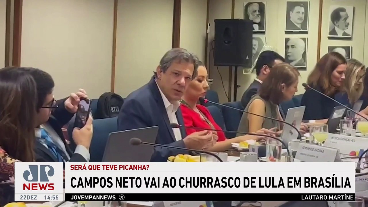 Lula promove churrasco em Brasília e presidente do Banco Central comparece | LINHA DE FRENTE
