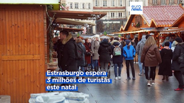 Estrasburgo, a capital do Natal , já não consegue receber mais turistas