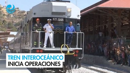 Tren Interoceánico inicia operaciones; buscará competir con el Canal de Panamá