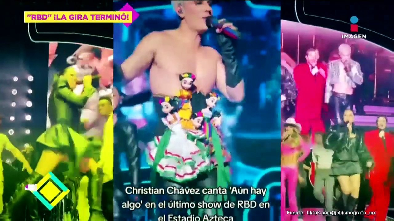 Crónica del último concierto de RBD en el Azteca: Pedro Damián rompe en LLANTO