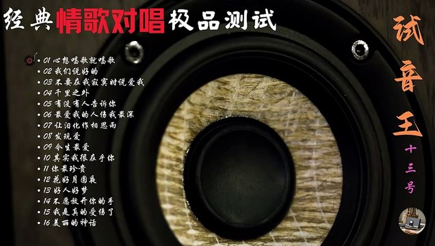 《经典情歌对唱极品测试》试音王十三号