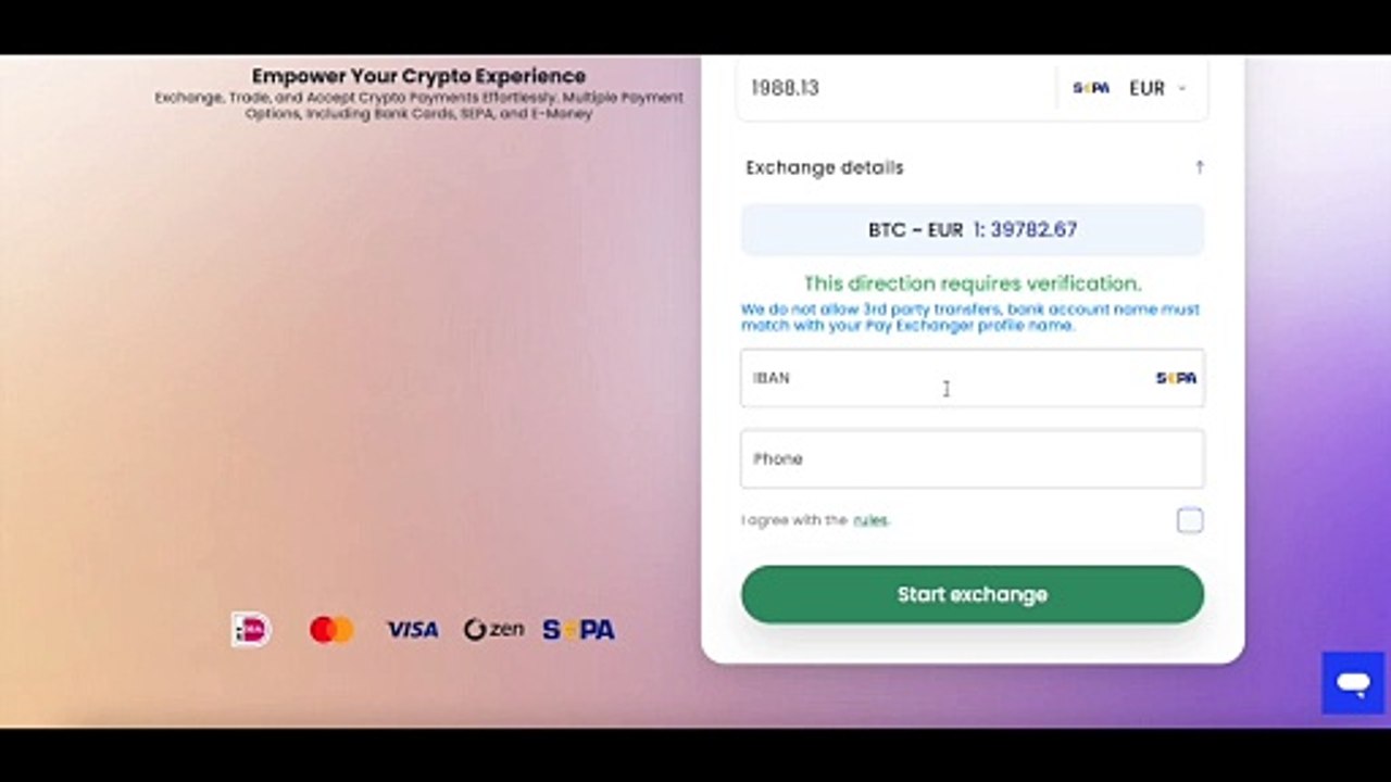 Sell Bitcoin to SEPA in Germany