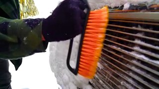 27 Inch Snow Brush and Detachable Ice Scraper with Ergonomic Foam Grip for Cars Trucks SUVs (Heavy Duty ABS PVC Brush)  Automotive