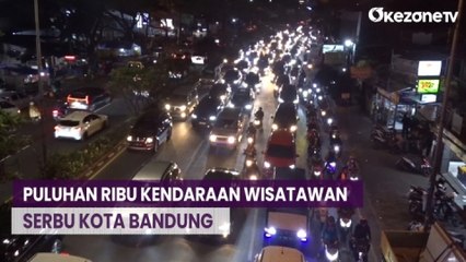 Puluhan Ribu Kendaraan Wisatawan Masuk Kota Bandung via Tol Pasteur