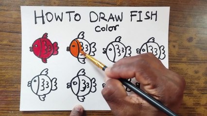 How to draw animals step by step easy for kids | Animals coloring Page
