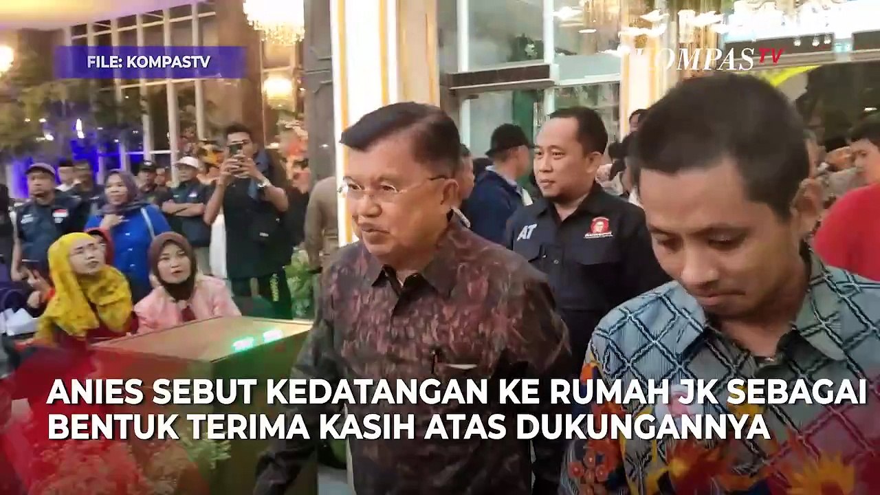 Anies-Muhaimin Sambangi Kediaman Jusuf Kalla Pasca Debat Cawapres, Bahas Apa?