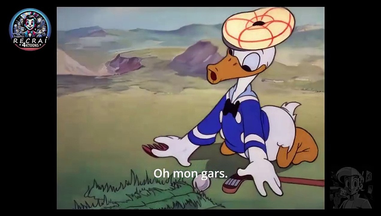 Donald's Golf Game 1938 - Partie 4/6 - VOSTFR - Dessin Animé Classique en 4K par RecrAI4KToons