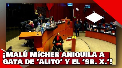 ¡VEAN! ¡Malú Mícher aniquila a gata de Alito y del Sr. X. por atacar el nombramiento de Omar Fayad!
