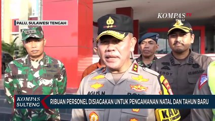 Ribuan Personel Disiagakan Untuk Pengamanan Natal dan Tahun Baru