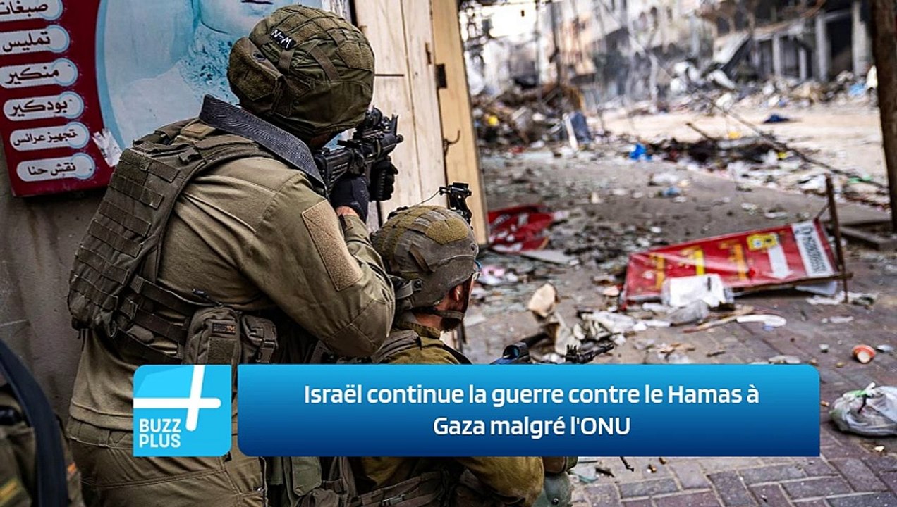 Israël continue la guerre contre le Hamas à Gaza malgré l'ONU
