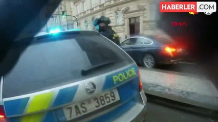 Prag'da Üniversite Saldırısı Operasyon Görüntüleri Yayınlandı