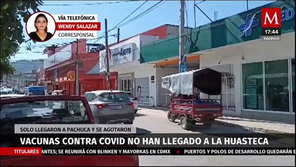 Disponibilidad limitada de vacunas contra Covid-19 en la Huasteca hidalguense