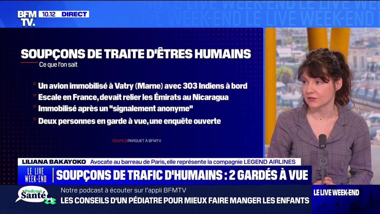 Avion cloué au sol dans la Marne: "Les membres de l'équipage ont été interrogés et ils sont tous libres de leurs mouvements désormais", explique l'avocate de Legend Airlines